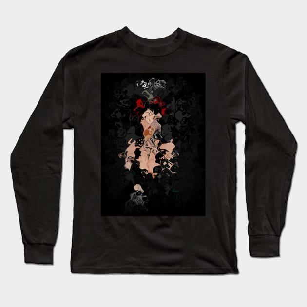 Dark Reflections Long Sleeve T-Shirt by ArtisticcK